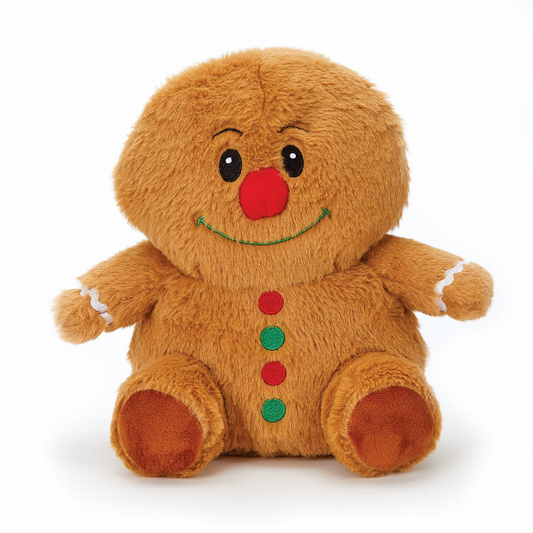 Chuckles Gingerbread Plush Dog Toy