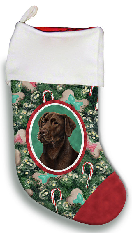 Chocolate Labrador - Best of Breed Christmas Stocking