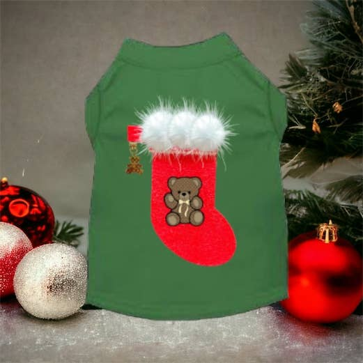 Chewy Vuitton Stocking Bear Shirt-Dog Shirt