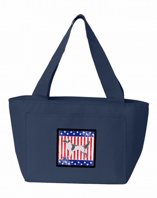 USA Patriotic English Setter Lunch Bag