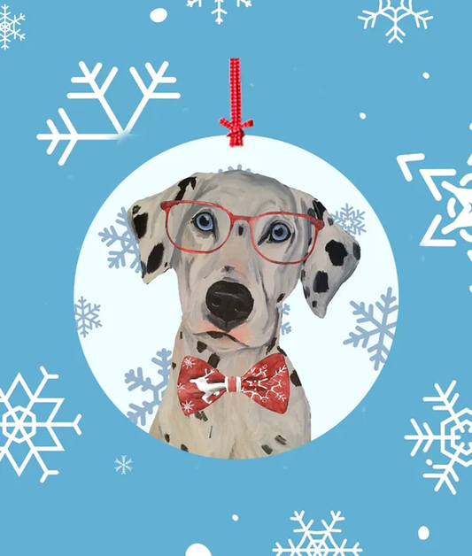 Dalmatian -   Hippie Hound Studios Christmas Tree Ornament