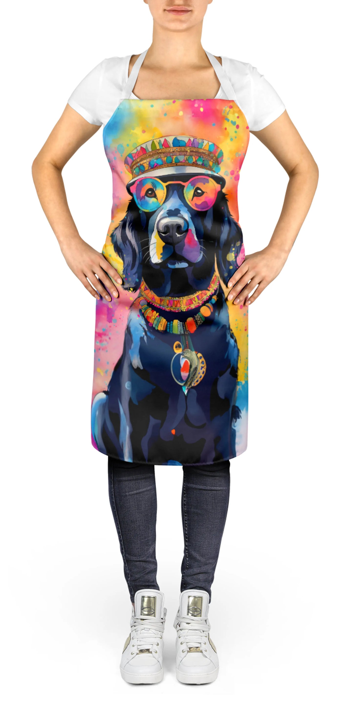 Black Labrador Hippie Dawg Apron