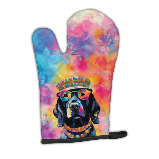 Black Labrador Hippie Dawg Oven Mitt